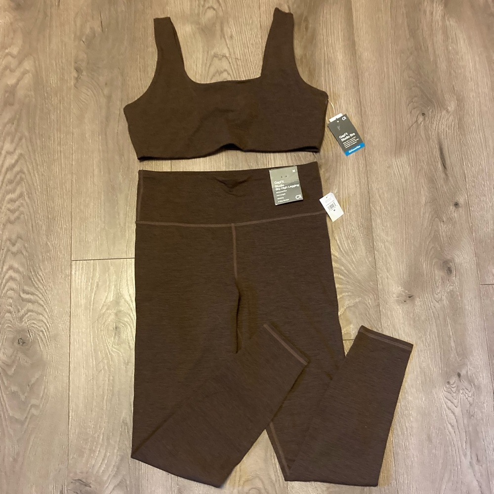 Gap Fit Studio Leggings & Bra - M pants L bra - New!